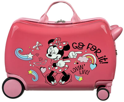 Undercover Scooli Ride-on Trolley Minnie Mouse Rood