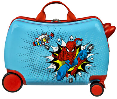 Undercover Scooli Ride-on Trolley Spider -Man Blauw
