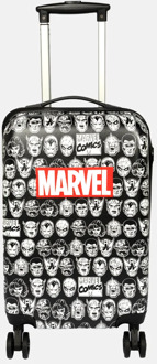 Undercover spinner handbagage koffer 55 cm marvel comic`s Zwart