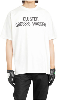 Undercover Water Print T-Shirt Undercover , White , Heren - 3XL