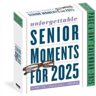 Unforgettable Senior Moments Page-A-Day® Calendar 2025 - Tom Friedman