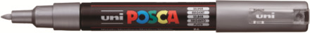 uni-ball Paint Marker op waterbasis Posca PC-1MC zilver Zilverkleurig