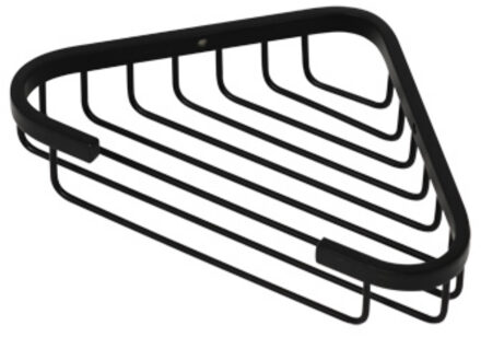 Uni hoekzeepschaal 15x19x3.5cm zwart