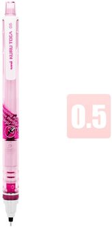 Uni Kuru Toga Mechanische Potloden M5-450T 0.5Mm Automatische Rotatie Anti-Breaking Core roze