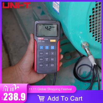 UNI-T UT315A Digital LCD High Precision Vibration Tester Analyzer Vibrometer Velocity Displacement Measurement Acceleration