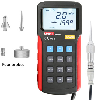 UNI-T UT315A vibration analyzer industrial handheld digital vibration meter tester generator displacement speed vibrator