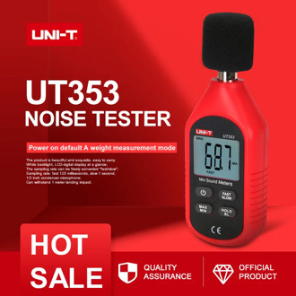 UNI-T UT353 Noise Measuring Instrument db Meter 30~130dB Mini Audio Sound Level Meter Decibel Monitor