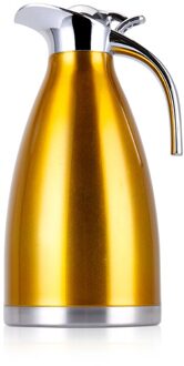 Unibird 2L/1.5L Roestvrijstalen Dubbele Vacuüm Thermische Water Kettle Thermos Pot Koude Geïsoleerde Fles Huishouden Camping 2L / goud