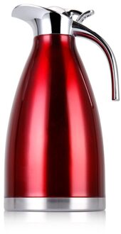 Unibird 2L/1.5L Roestvrijstalen Dubbele Vacuüm Thermische Water Kettle Thermos Pot Koude Geïsoleerde Fles Huishouden Camping 2L / rood