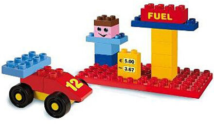 Unico Bouwblokken Tankstation 20-delig