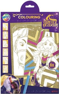 Unicorn academy glitter papier a4 verschillende