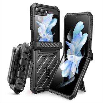 Unicorn Beetle Pro Hoesje - Hoesje geschikt voor Samsung Galaxy Z Flip5 - Zwart