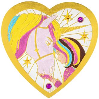 Unicorn kleuren op nummer