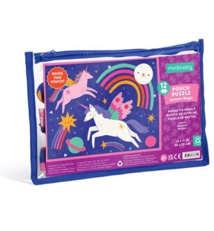 Unicorn Magic 12 Piece Pouch Puzzle - Mudpuppy