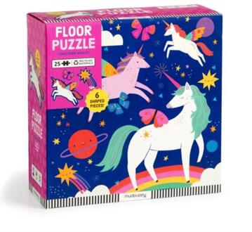 Unicorn Magic 25 Piece Floor Puzzle With Shaped Pieces -  Mudpuppy (ISBN: 9780735378629)