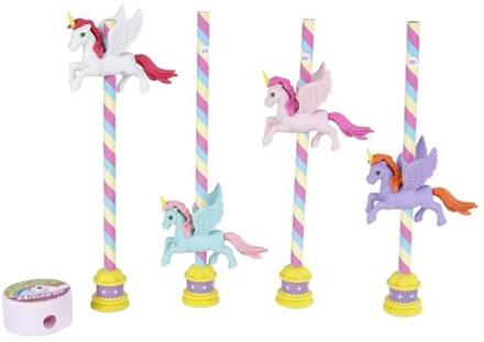 Unicorn potlodenset 5-delig met slijper multi