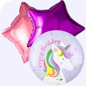 unicorn verjaardag ballontoefje
