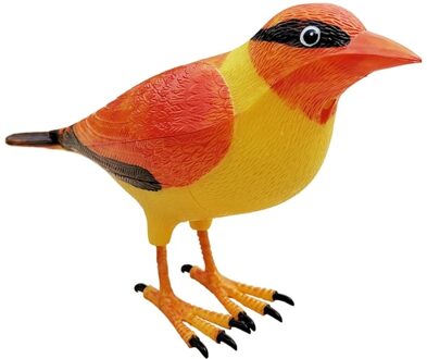 Unieke Draadloze Digitale Vogel Sound Home Afstandsbediening Klokkenspel Deurbel Mooie (Oranje)