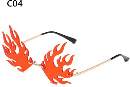 Unieke Frameloze Zonnebril Randloze Dragon Phoenix Zonnebril Voor Party Vrouwen Mannen UV400 Driver Bril Cool Shades C04