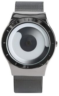 Unieke Geleidelijke Verandering Kleur Quarzt Horloge voor Mannen Draaitafel Horloge Non-analoge Mannelijke Klok Unisex Student Relogio Masculino wit 1