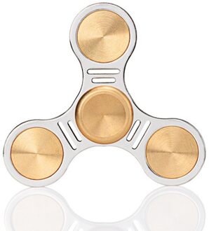 Unieke Hand Spinner Drie Bladeren Legering Hand Vingertoppen Verminderen Stress Overdrukventiel Voor Kinderen En Volwassenen