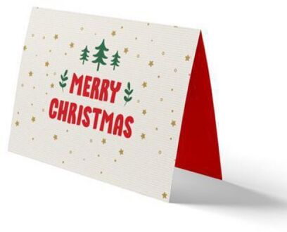 Unieke kerstkaarten drukken of zakelijke nieuwjaarswensen versturen namens jouw bedrijf (10 st) drukken