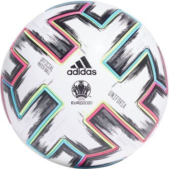 Uniforia Pro EK 2020 Voetbal - wit/zwart/roze/blauw/geel