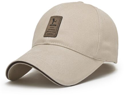 UNIKEVOW 9 Kleuren Baseball Cap mannen Verstelbare Cap Casual leisure hoeden Effen Kleur Mode Snapback Zomer Herfst hoed licht Beige