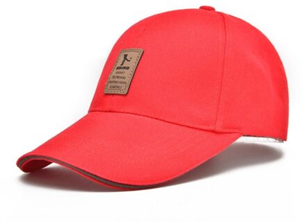 UNIKEVOW 9 Kleuren Baseball Cap mannen Verstelbare Cap Casual leisure hoeden Effen Kleur Mode Snapback Zomer Herfst hoed rood