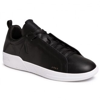 Uniklass leren sneakers zwart - 37