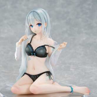 Union Creative Original Character PVC Statue 1/7 Silver-Haired Girl Sky Blue Morning Special Outfit Ver. by Fuumi Illustration 16 cm