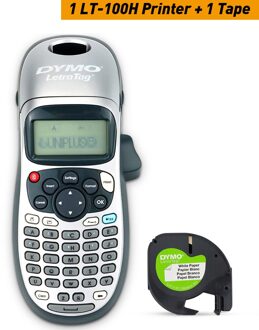 Uniplus 10PK 12Mm Tape Fit Dymo Letratag Lt Tape 18769 18773 Ijzer Op Kleding Stof Lint Voor Dymo labeller LT100H LT100T LT-100H Printer