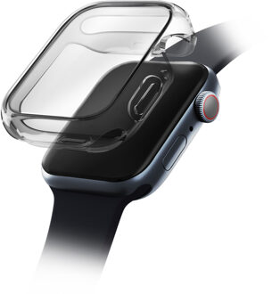 Uniq Garde Hybrid Case voor de Apple Watch 7 / 8 / 9 - 41 mm - Smoked (Tinted Grey) Grijs