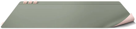 Uniq Hagen Reversible Bureau onderlegger - Blush Pink / Mist Green Meerkleurig - One size