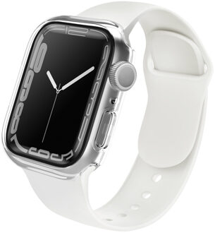 Uniq Legion Case voor de Apple Watch 7 / 8 / 9 - 45 mm - Dove (Clear) Transparant