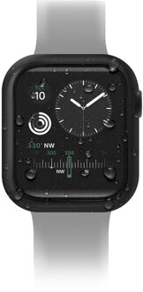 Uniq Nautic Apple Watch Case met Waterproof gehard glazen screenprotector voor de Apple Watch 7-9 / SE - 45 mm - Midnight Black Zwart