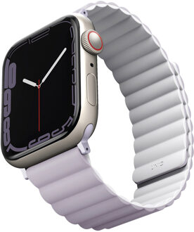 Uniq Revix dubbelzijdig bandje voor de Apple Watch | 38/40/41/42 mm - Lilac / White Meerkleurig - 42 mm