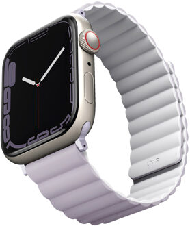 Uniq Revix dubbelzijdig bandje voor de Apple Watch | 44/45/46/49 mm - Lilac / White Meerkleurig - 49 mm