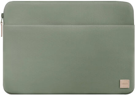 Uniq Vienna Laptop hoes 14 inch - Gerecyclede laptopsleeve - Laurel Green Groen - 14.2