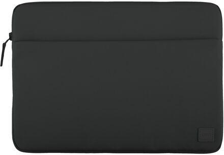 Uniq Vienna Laptop hoes 16 inch - Gerecyclede laptopsleeve - Midnight Black Zwart - 16.2