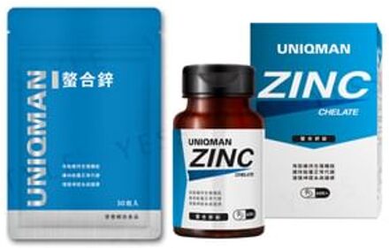 Uniqman Chelated Zinc Tablet 60 tablets