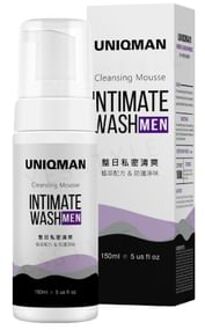 Uniqman Intimate Wash Men Cleansing Mousse 150ml