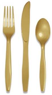Unique Bestek Goud 3-delig 18 Stuks