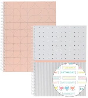 Unique by ancor - notitieboek a5, blanco, assorti