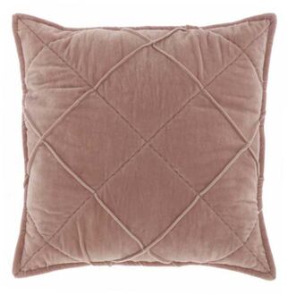 Unique Living Kussen Doutzen 45x45cm Old Pink Roze