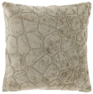 Unique Living Kussen Elina 45x45cm Chateau Grey Grijs