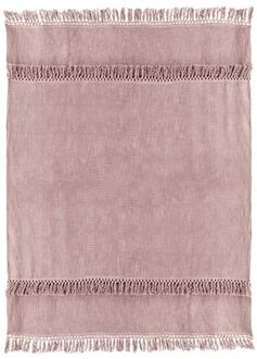 Unique Living Plaid Saba 130x180cm Old Pink Roze