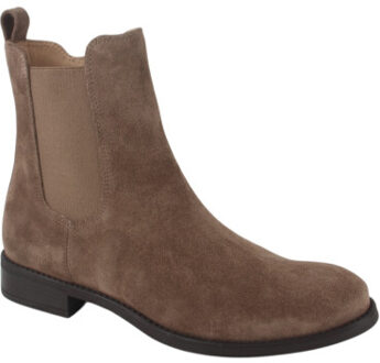 Unisa Barty f25 bs taupe dames enkellaarzen gekleed Beige - 39