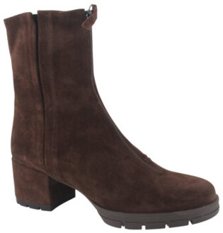 Unisa Jecko bs brown dames enkellaarzen gekleed Bruin - 38