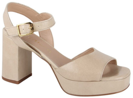 Unisa Odran 25 gia skin dames sandalen gekleed Beige - 39